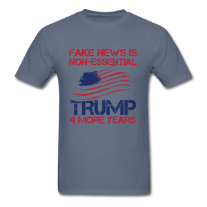 Fake News American Flag - denim