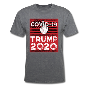 F*ck COVID-19, Trump 2020 - mineral charcoal gray