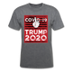 F*ck COVID-19, Trump 2020 - mineral charcoal gray