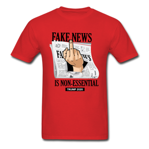 Breaking Fake News - red